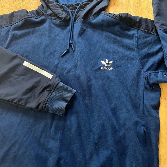 Adidas Originals Boom Dock Hoodie Blue Size Large - Picture 3 of 10